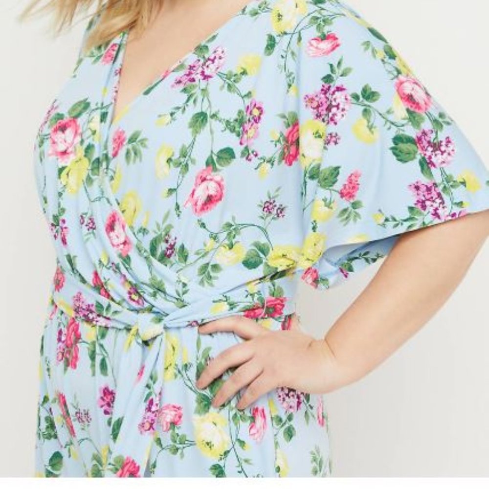 LANE BRYANT JUMPSUIT NWT 26/28 PERFECT FOR SPRING - Picture 5 of 8